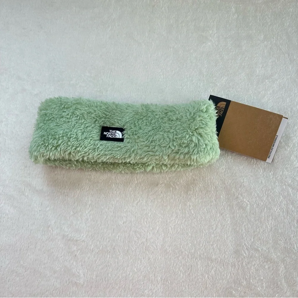 NWT The North Face Kids' Suave Oso Green Winter Fuzzy Headband